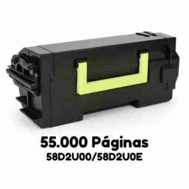 Lexmark MS725 MS823 MS825 MX722 MX822 MX826 Negro Cartucho de Toner Generico