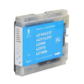 Cartucho de Tinta Brother LC-1000XL LC-970XL Compatible Cian