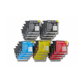 Pack 10 Cartucho de Tinta Brother LC-1100XL LC-980XL LC-985XL Compatible
