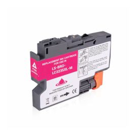 Cartucho de Tinta Brother LC-3235XL LC-3233 Compatible Magenta