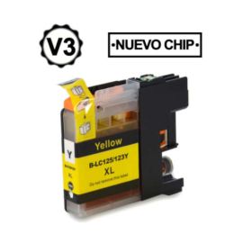 Brother LC121XL LC123XL V3 Cartucho de Tinta Generico Amarillo