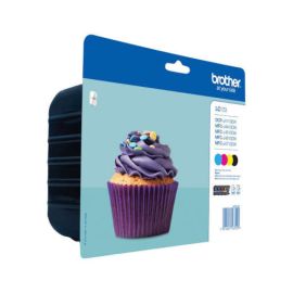 Brother LC123 Original Pack 4 Cartuchos de Tinta
