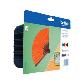 Brother LC129XL LC125XL Original Pack 4 Cartuchos de Tinta