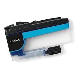Brother LC424 Compatible Cartucho de Tinta Cian