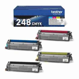 Brother TN248CMYK Pack de 4 Cartuchos de Toner Originales