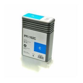 Compatible Canon PFI102 Cartucho de Tinta Genérico Cian