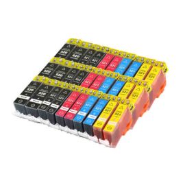 Compatible Canon CLI521 + PGI520 Pack 30 Cartucho de Tinta