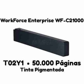 Epson T02Y1 Negro Cartucho de Tinta Pigmentada Generico