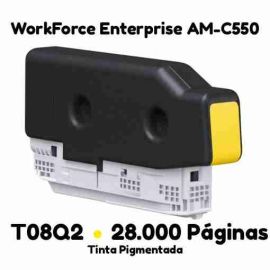 Cartucho de tinta pigmentada compatible de súper alta capacidad Epson T08Q4 amarillo Masink