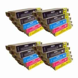 Pack 20 Cartucho de Tinta Compatible Epson T0441 T0442 T0443 T0444 