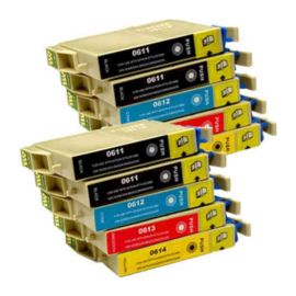 Pack 10 Cartucho de Tinta Epson T0615 Compatible