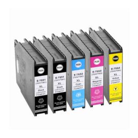 Compatible Epson T7561 T7562 T7563 T7564 Pack 5 Cartucho de Tinta Generico