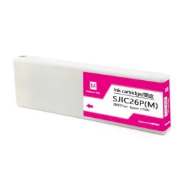 Cartucho de Tinta Epson SJIC26P Compatible Magenta