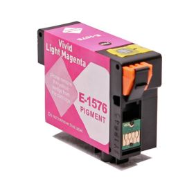 Cartucho de Tinta Pigmentada Epson T1576 Compatible Magenta Claro