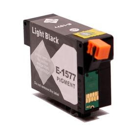 Cartucho de Tinta Pigmentada Epson T1577 Compatible Negro Claro