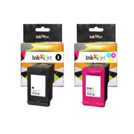 Remanufacturado HP 300XL Pack Cartucho de Tinta Generico Negro + Tricolor 