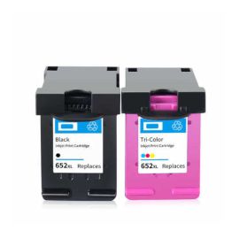 Remanufacturado HP 652XL Pack 2 Cartucho de Tinta Generico Negro + Tricolor