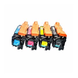 Compatible HP CE260X CE261A CE262A CE263A Pack 4 Colores Toner Generico