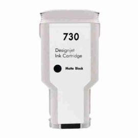 HP 730 Negro Mate Cartucho de Tinta Generico - Reemplaza P2V71A/P2V65A
