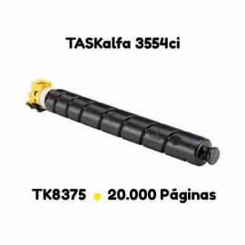 Kyocera TK8375 Amarillo Cartucho de Toner Generico