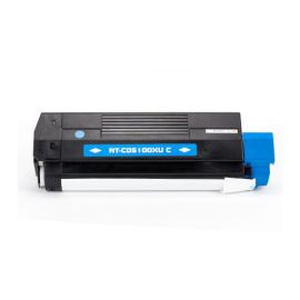 Compatible OKI C5100 C5200 C5400 C5250 C5450 C3100 C3200 Toner Generico Cian