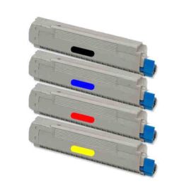 OKI C8600 C8800 Toner Genérico Pack 4 Colores