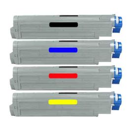OKI C9600 C9800 Toner Genérico Pack 4 Colores