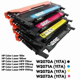 HP W2070A W2071A W2072A W2073A Pack 4 Colores Toner Generico
