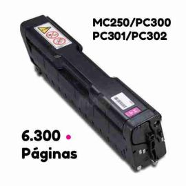 Ricoh MC250 PC300 PC301 PC302 Magenta Cartucho de Toner Generico