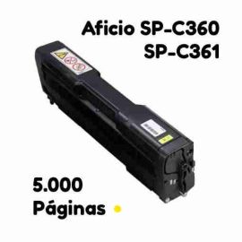 Ricoh Aficio SP-C360/SP-C361 Magenta Cartucho de Toner Generico