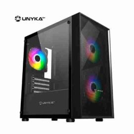Unykach MIR B200 Caja Gaming Micro ATX, Mini ITX - Soporta Refrigeracion Liquida