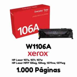 Xerox Everyday HP W1106A Negro Cartucho de Toner Generico