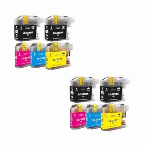Masink. Pack 10 Cartucho de Tinta Brother LC223 LC221 V3 Compatible
