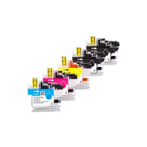 MASink Consumibles: Pack 5 Cartuchos de Tinta Brother LC3211 LC3213 V4  Compatible