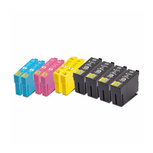 MASink Consumibles: Compatible Epson 34XL Pack 10 Cartuchos de Tinta  Genericos