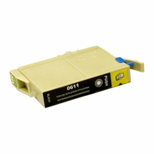 MASink Consumibles: Compatible Epson T0611 Cartucho de Tinta Generico Negro