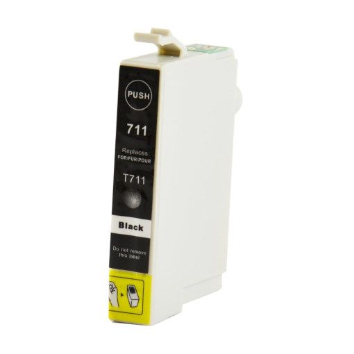 MASink Consumibles: Epson T0711 Cartucho de Tinta Compatible Negro