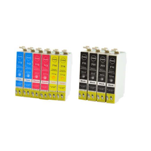 MASink Consumibles: Compatible Epson T0715 Multipack 10 Cartuchos de Tinta  Genericos