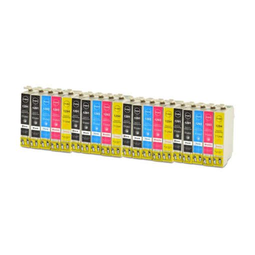 MASink Consumibles: Pack 20 Cartucho de Tinta Epson T1295 Compatible
