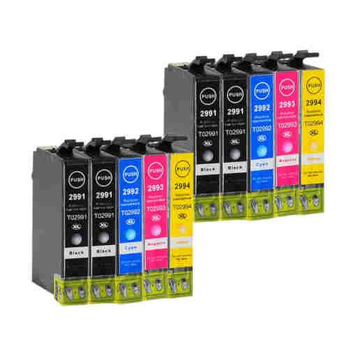 MASink Consumibles: Compatible Epson 29XL Multipack 10 Cartuchos de Tinta  Genericos