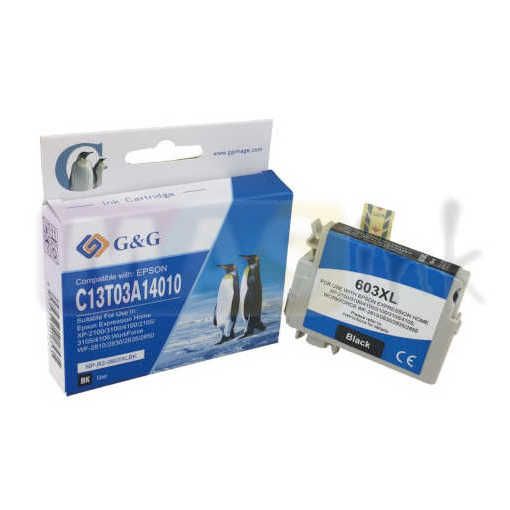 Masink. Compatible G\u0026G Epson 603XL Cartucho de Tinta Negro