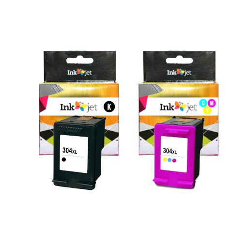 MASink Consumibles: Remanufacturado HP 304XL Multipack Cartucho de Tinta  Generico